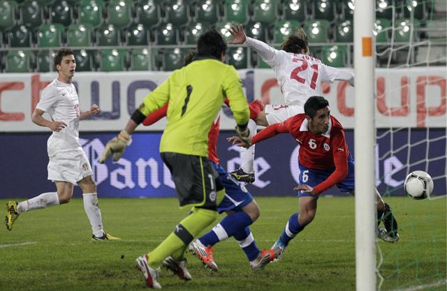 Srbija - Čile u prijateljskoj utakmici 3:1 (1:0)